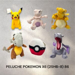 SAGA PELUCHE POKEMON X6
