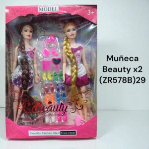 MUÑECA BEAUTY X2 EN CAJA